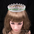 2016 Vente en gros Métal couronne en forme de strass Tiara